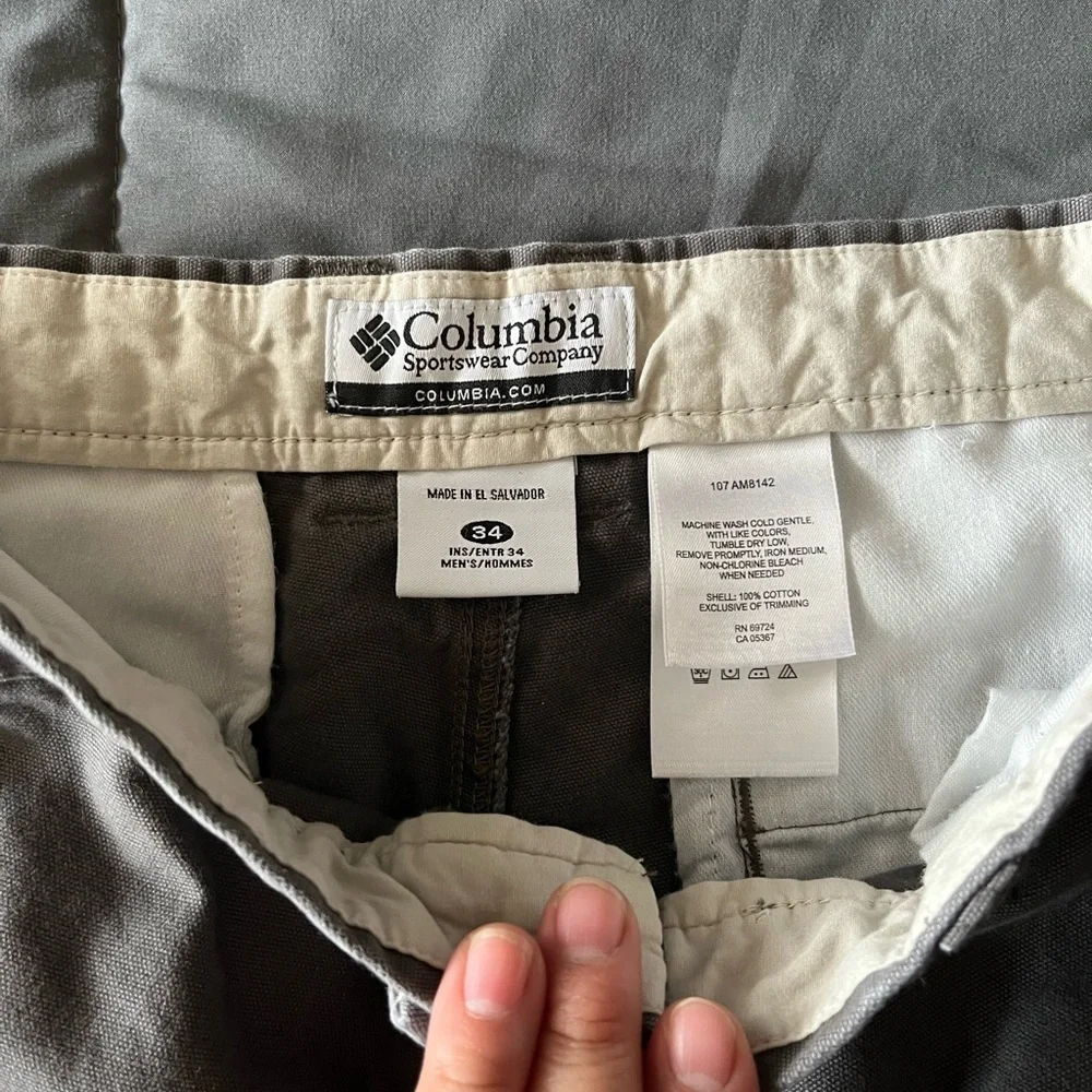 Columbia Men's active & outdoor jeans 34 gray